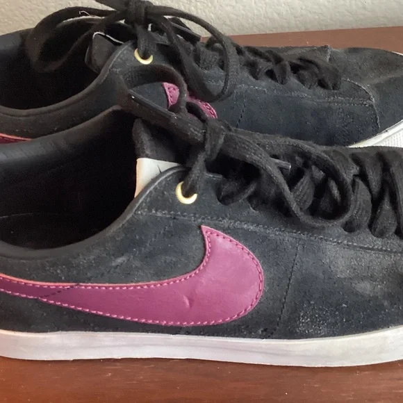 Nike Black Purple Sneakers Shoes Men’s 9.5 Grant Taylor SB Skateboard Low - Picture 2 of 7